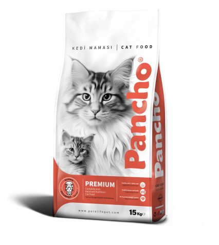PANCHO GURME KUZU ETLİ YETİŞKİN KEDİ MAMASI 15KG