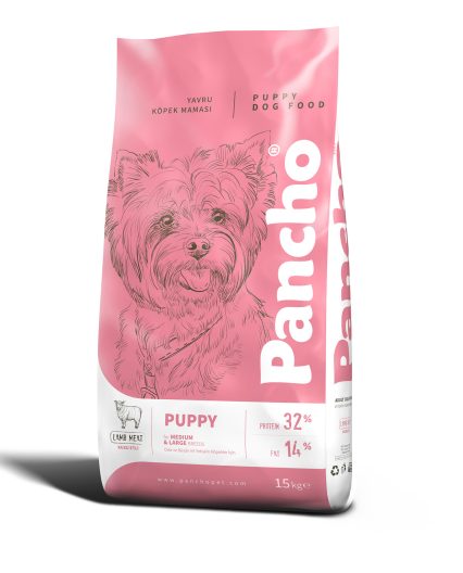 PANCHO KUZU ETLİ PUPPY KÖPEK MAMASI 15KG
