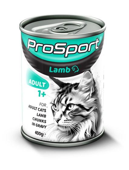 PROSPORT CHUNK KUZU ETLİ YETİŞKİN KEDİ KONSERVE MAMA 400GR