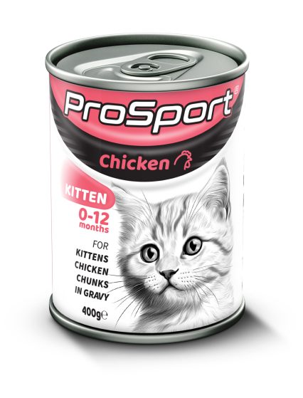PROSPORT CHUNK TAVUK ETLİ YAVRU KEDİ KONSERVE MAMA 400GR