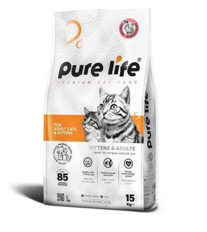 PURELİFE KISIR YETİŞKİN KEDİ MAMASI 15KG
