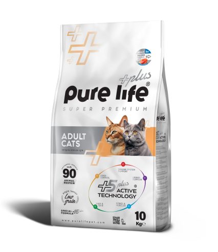PURELİFE PLUS SOMONLU YET. KEDİ MAMASI 10KG