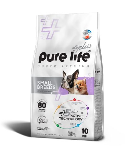 PURELİFE PLUS SOMONLU KÜÇÜK IRK YETİŞKİN KÖPEK MAMASI 10KG