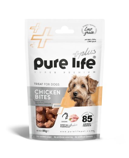 PURELİFE PLUS TAVUKLU KÖPEK ÖDÜL MAMASI 80GR