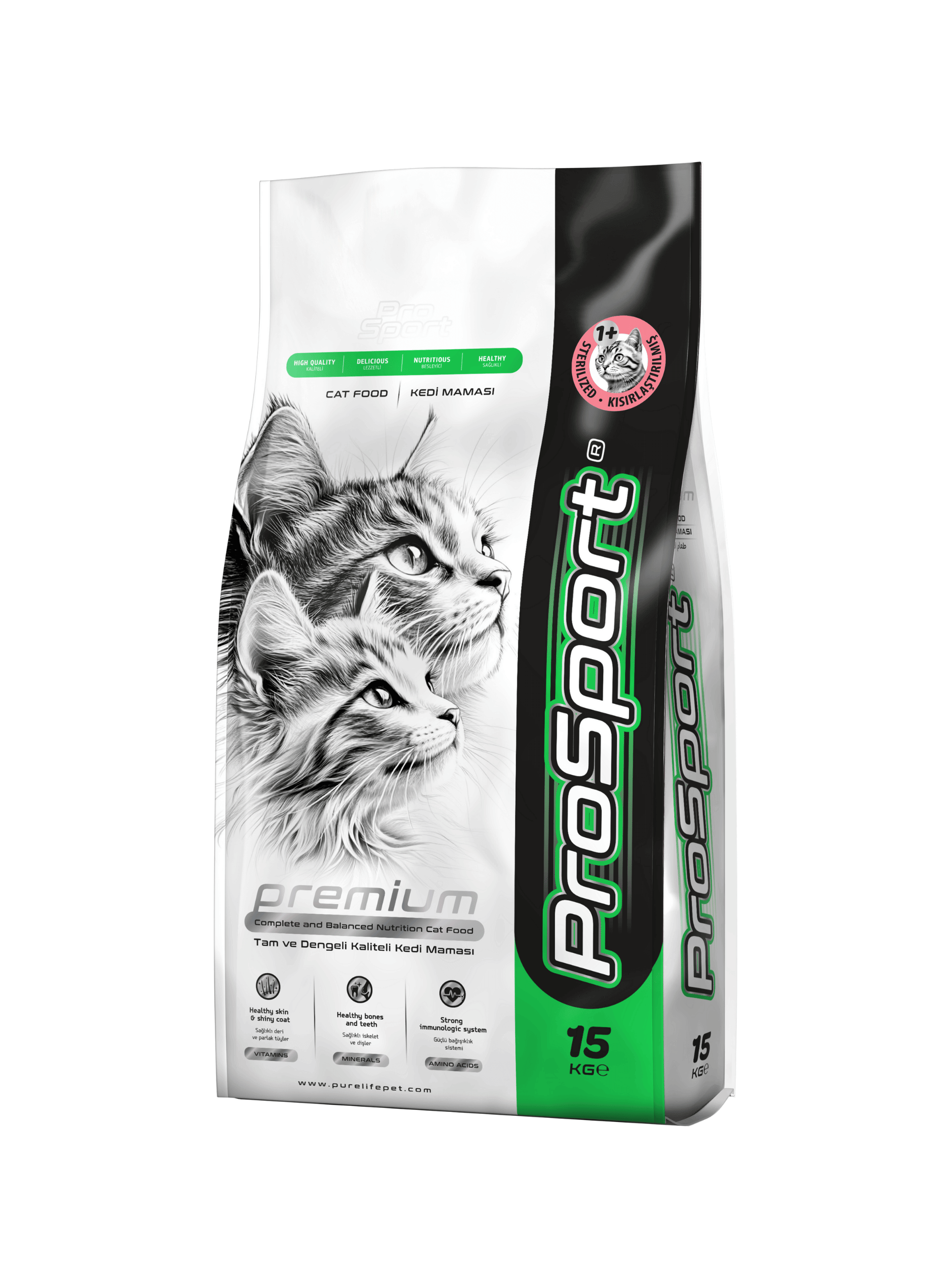 PROSPORT KISIR YETİŞKİN KEDİ MAMASI 15KG